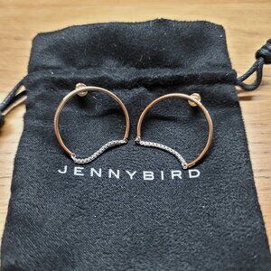 JENNY BIRD GOLD HOOP EARRINGS